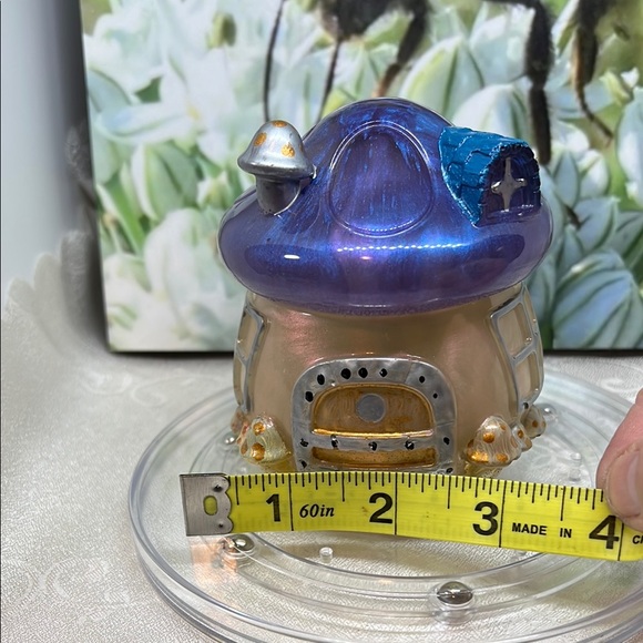 Enchanted Purple and Silver Mushroom House Decor - Picture 11 of 11